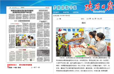 太阳成集团tyc151cc西北集团珑樾府项目高温慰问——《陕西日报》